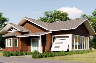 Casa de madeira e seus benefícios a saúde.