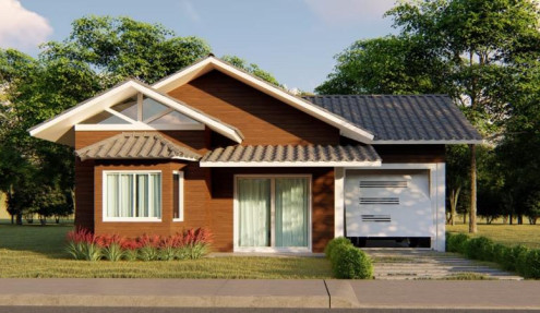 Casa de madeira e seus benefícios a saúde.